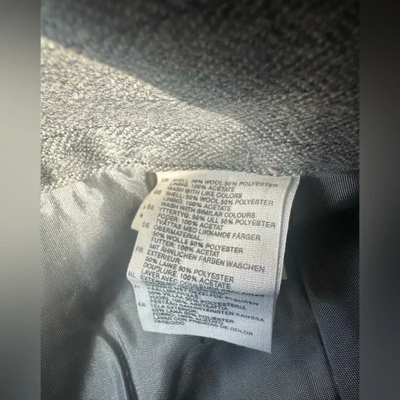 H&M Classic Wool Blend Gray Women’s Dress Pants Size 10 - Picture 4 of 4